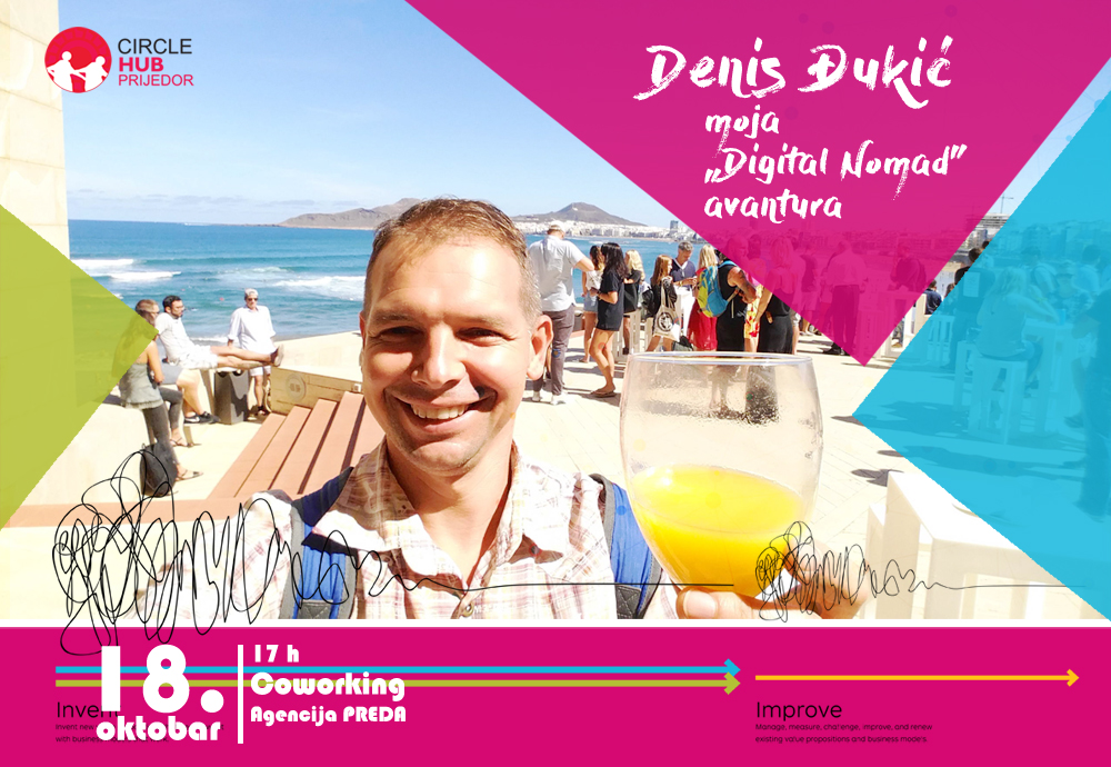 Radionica u HUBu :: Denis Đukić-moja „Digital Nomad”  avantura